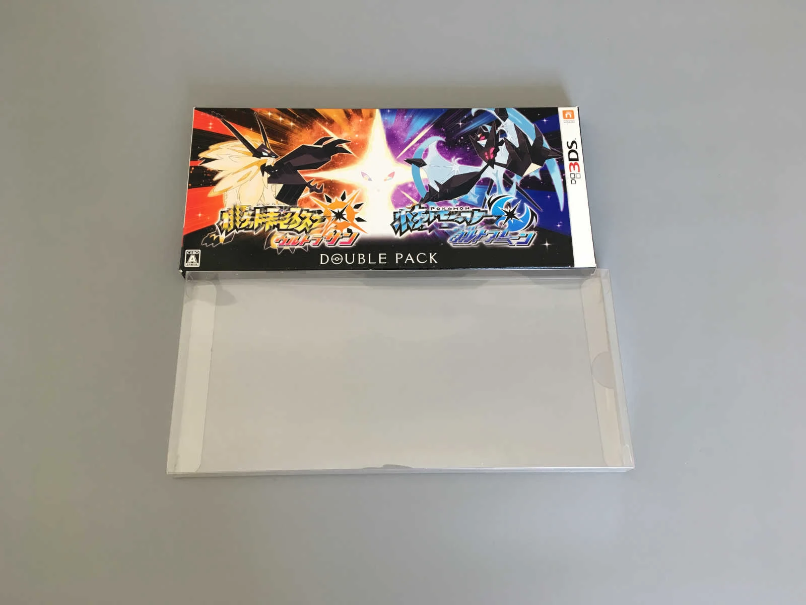 1 Scatola Di Protezione Per Nintendo 3Ds Pokemon Ultra Sun E Ultra Videogioco Solo Jp Special Edition Clear Display Case Collect Box