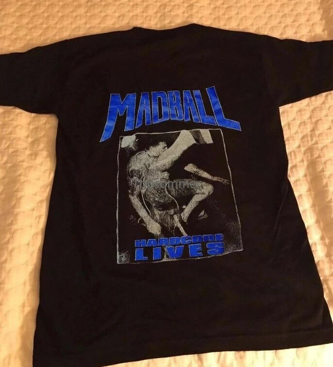 T-Shirt Vintage Madball Hardcore Lives T-Shirt Reprint Te3063
