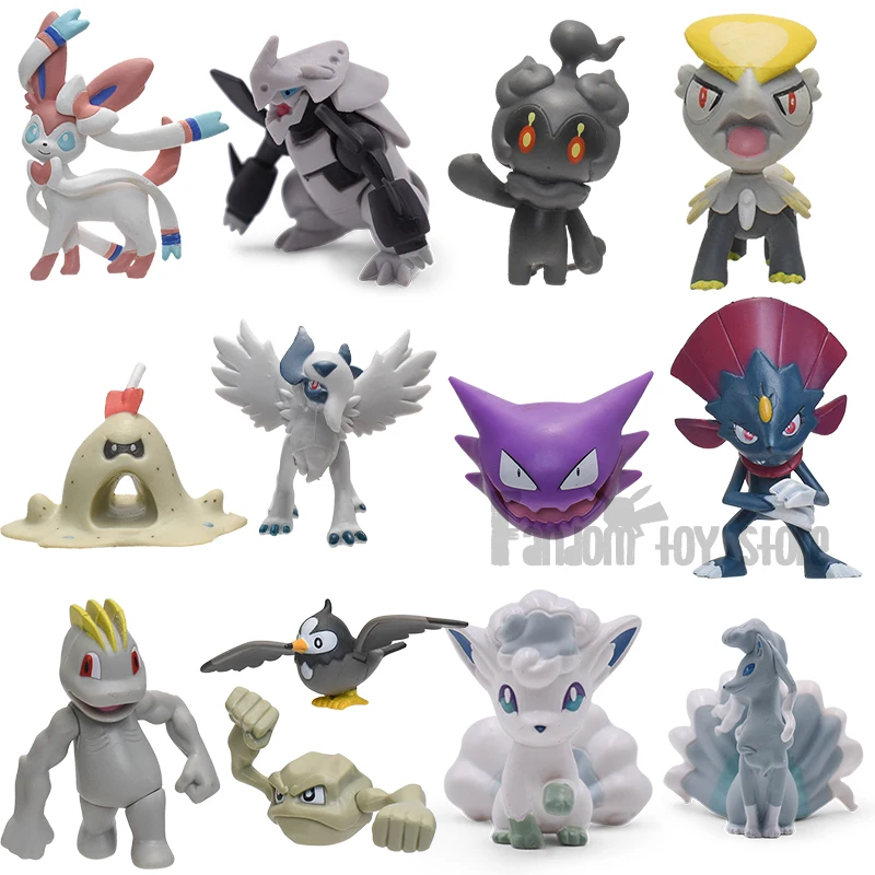 Pokemon Figura Marshadow Sylfonv Alolan Vulpix Janogm-O Starly Weavile Mega Absol Sandygast Machop Alolan Ninetales Haunter