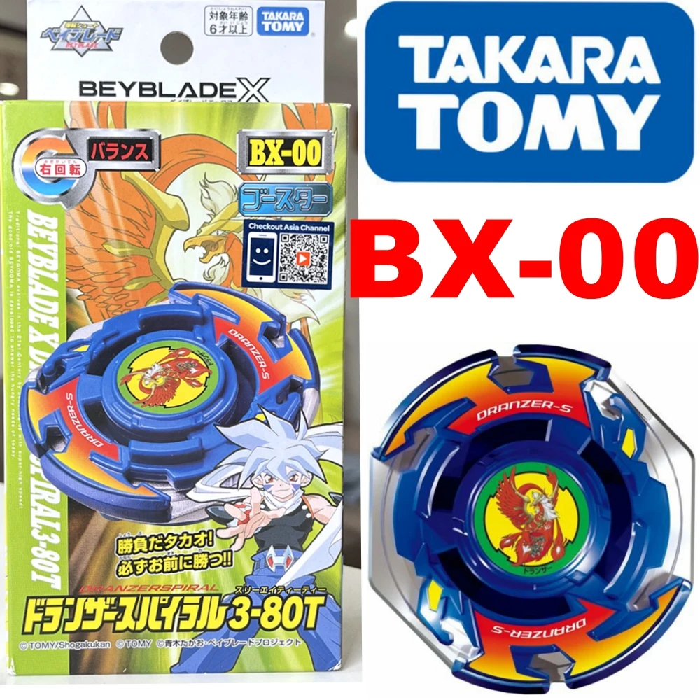 Takara Tomy Beyblade X Bx-00 Booster Dranzer Spirale 3-80T Bxg-01
