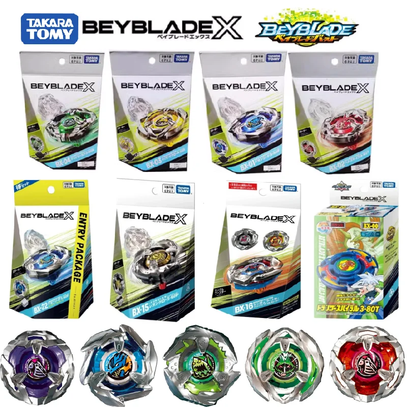 Originale Takara Tomy Beyblade X Bx-08 Bx-09 Bx-11 Bx-12Starter Dran Sword 3-60F Beyblades Bx-23 Bx-24 Bx-25 Bx-22