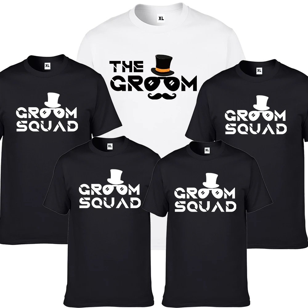 Groom Squad Tshirt Uomo Team Groom Wedding Partynk022