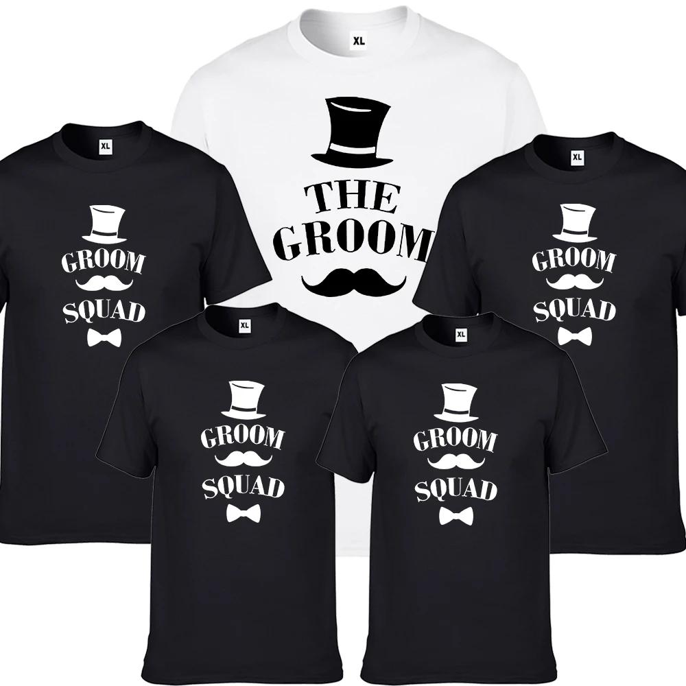 Groom Squad Tshirt Uomo Team Groom Wedding Partynk016