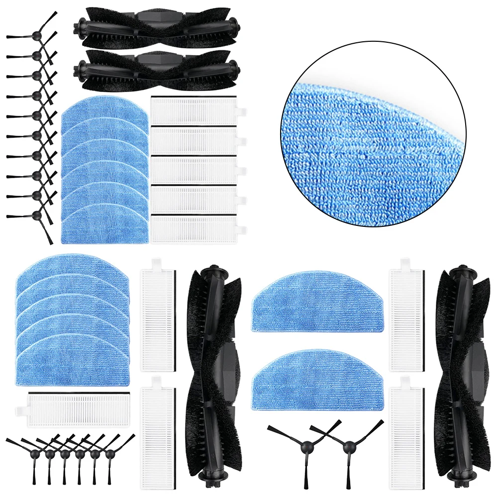 7/15/23 Pz Per Laresar Mian Brush Mop Pad Spazzole Laterali Filtro Per-Tornesar Evol 3 Robot Household Vacuumcleaner Accessori 