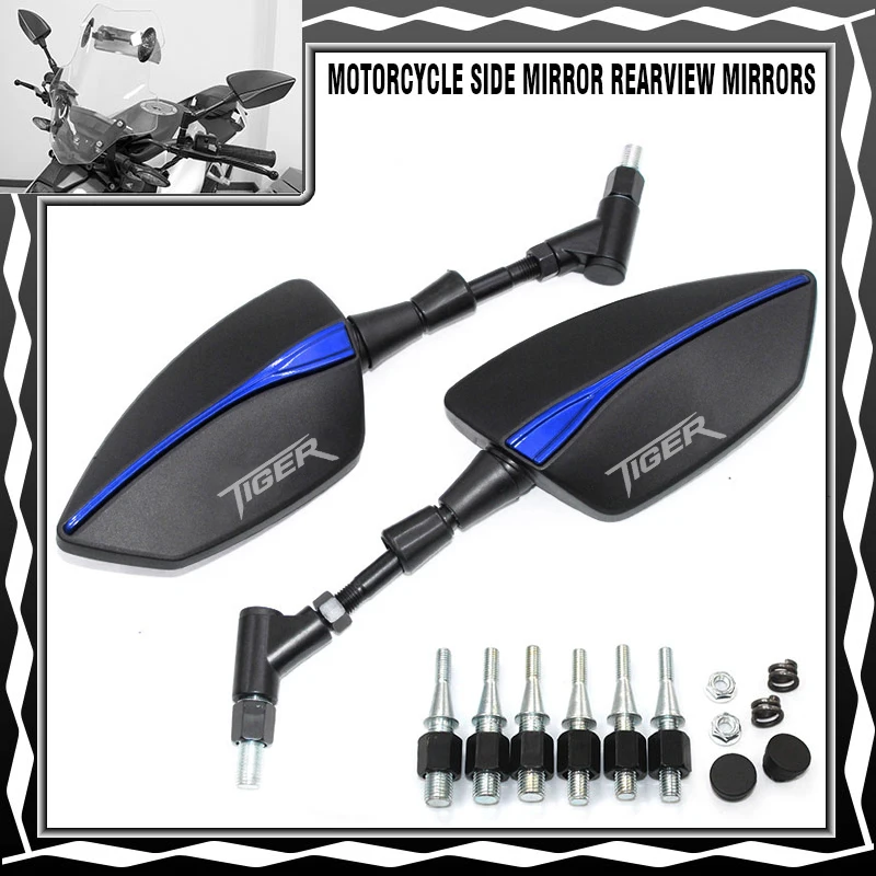 Per Tiger 800 900 Gt Pro Rally Explorer 1200 1200 Xca 1050I 955I 800 Xc Specchietto Retrovisore Laterale Per Moto