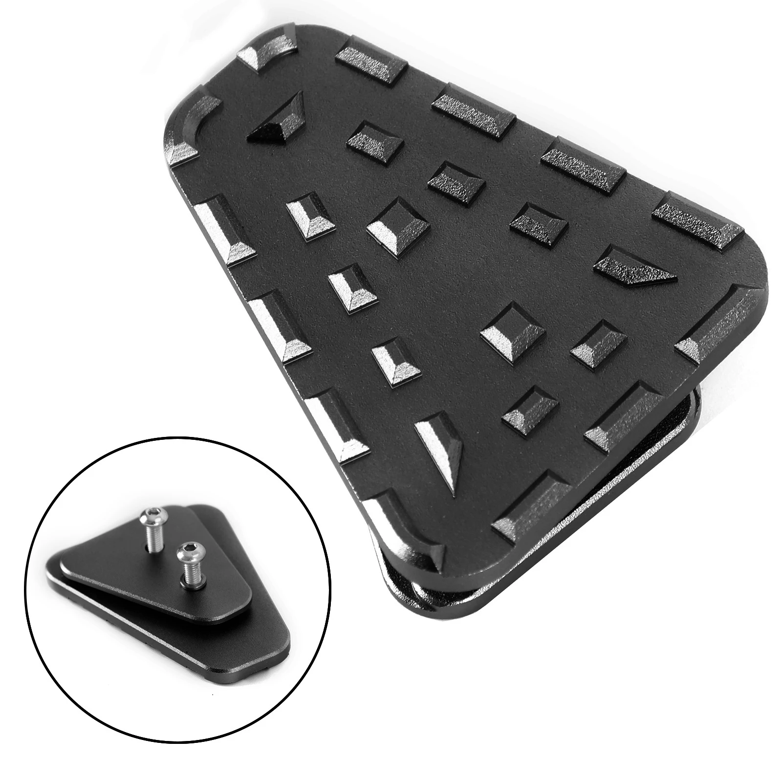 Artudatech Estensione Pedale Leva Ingrandimento Freno Posteriore Cnc Argento Per Tr Tiger 1200 12-21 Accessori Moto