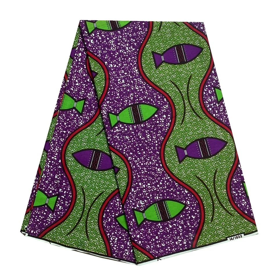 Vero Tessuto Cerato Africano Cerato Nigeriano Ankara Block Prints Tessuto Batik Garantito Vera Pagne 100% Cotone Per Cucire