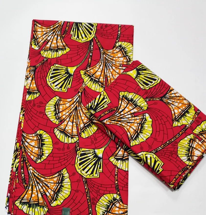 2024 New Ankara African 100% Cotton Wax Prints Fabric Original Soft African Real Wax Fabric Materiale Da Cucito Per Abiti Da Sposa