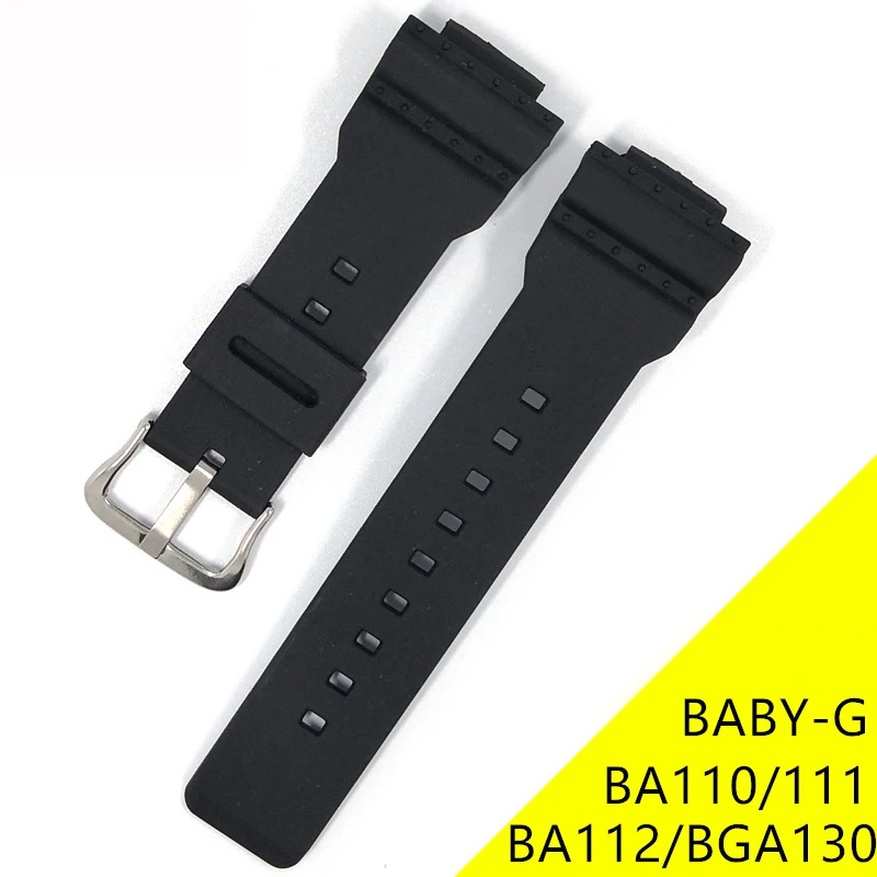 Cinturino Morbido Per Cinturino In Pu Per Casio G Shock Baby-G Ba110 Ba111/ Ba112 /Ba130 /Ba120 Bracciale Cinturino Impermeabile Cinturino Da Polso