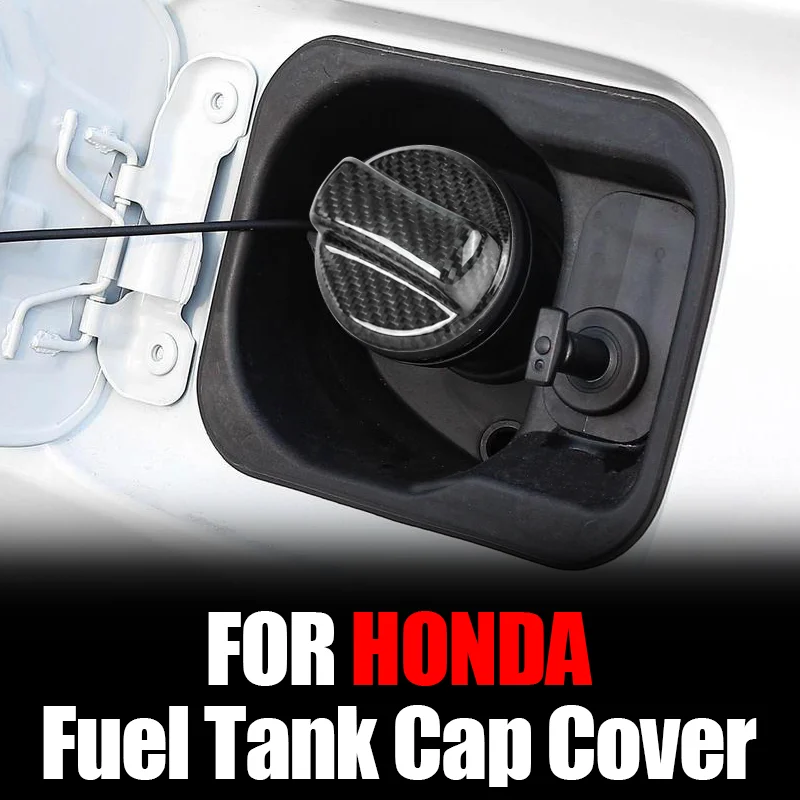 Mugen Real Carbon Fiber Gas Fuel Cap Cover Oil Filler Per Honda Accord Spirior Euro Cl7 Cl9 Cu2 Civic Type R Ep3 Tank Cap