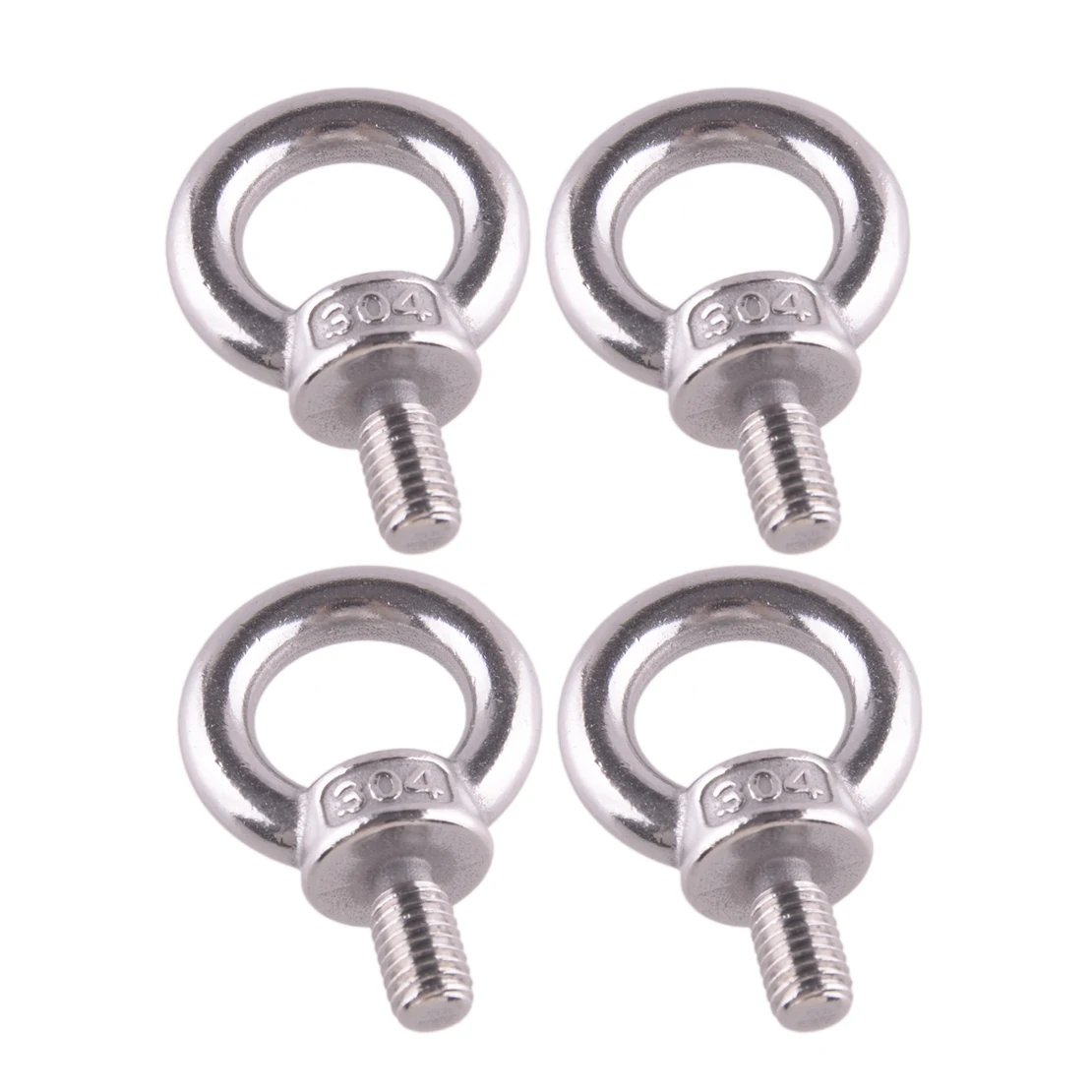 Bullone A Occhiello Con Filettatura M8 4 Pezzi Argento Adatto Per T & C Rhino Thule Yakima Pro Rola Portapacchi In Acciaio Inossidabile 304