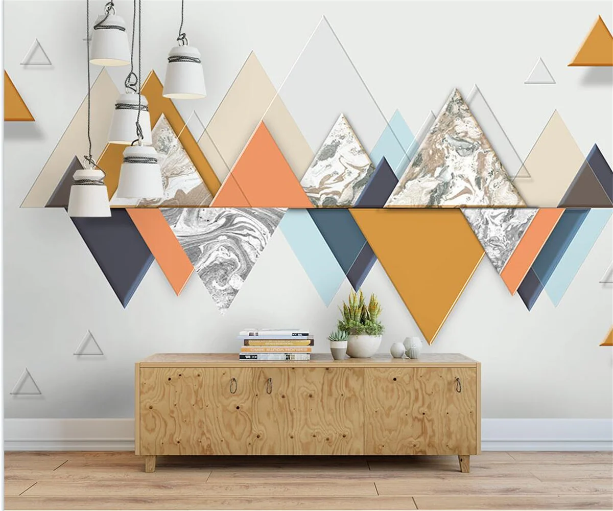Papel Tapiz Custom Photo Wallpaper Relief Blue Flowers Wall Covering Murale Per Soggiorno Sfondo 3D Wallpaper