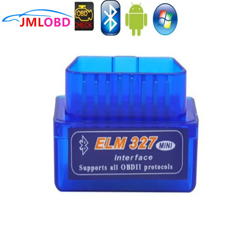 Scanner Diagnostico Per Auto Elm327 Bluetooth V2.1 Obd2 Tester Can-Bus Supporta Android Torque/Symbian Works Multi-Cars Elm 327 Hot