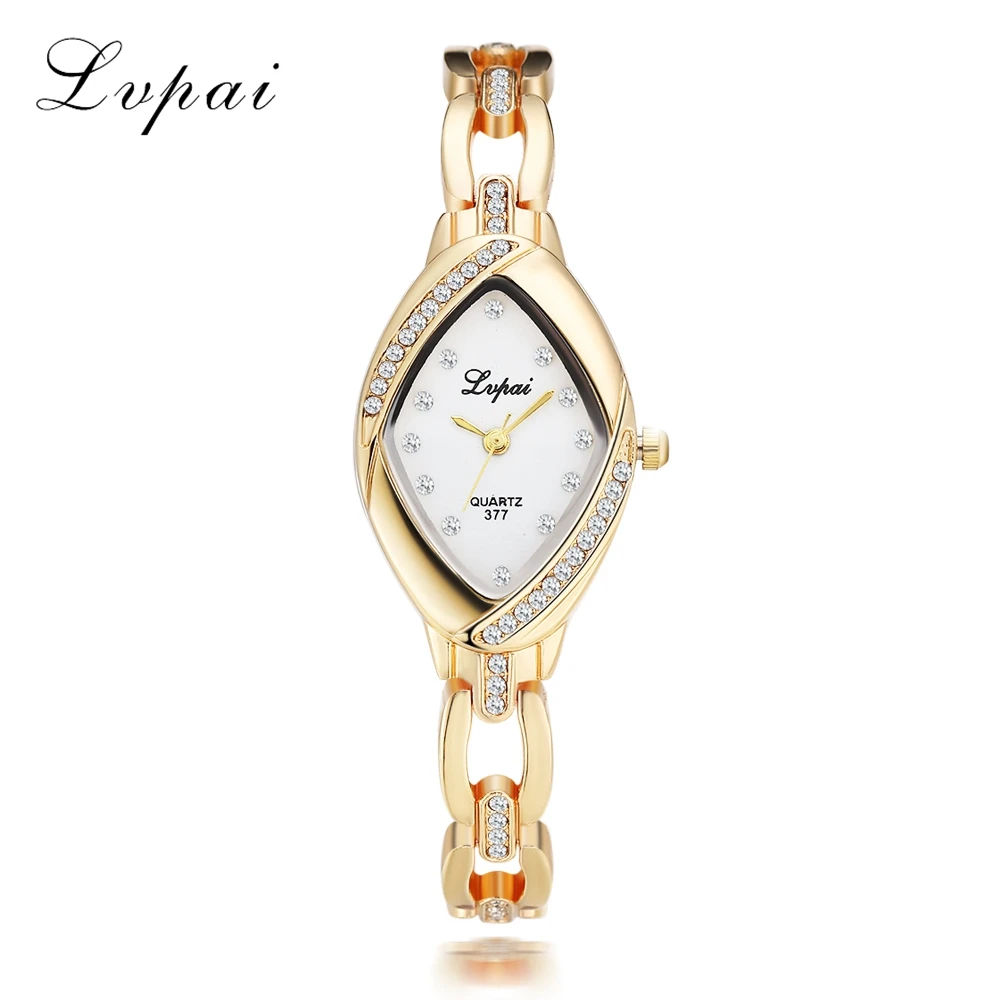 Lvpai Brand Lxury Gold Watch Women Strass Watch Ladies Fashion Dress Orologio Al Quarzo Reloj Mujer Relogio Feminino Gift