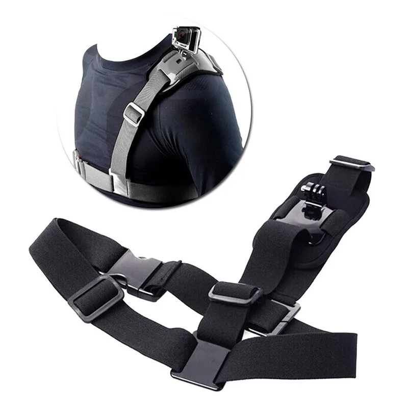 Accessories Shoulder Strap Mount Harness For Gopro Hero 9 8 7 5 4 Sj4000 For Xiaomi Yi Camera Chest Harness Belt Adapter