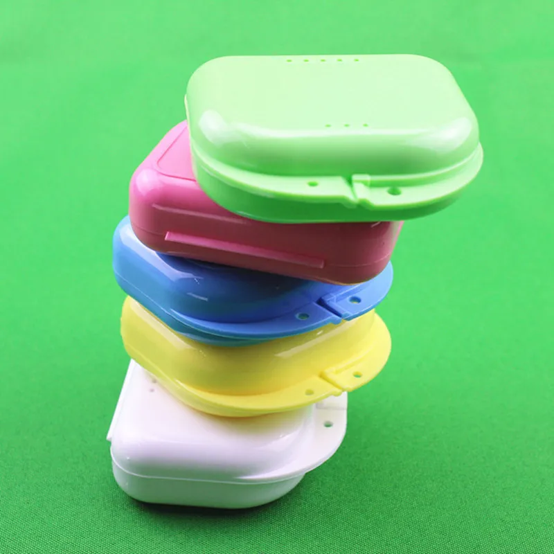 2022 New False Dental Box Equipment Tool Cleaning Bath Denture Teeth Case False Appliance Igiene Orale False Dental Container