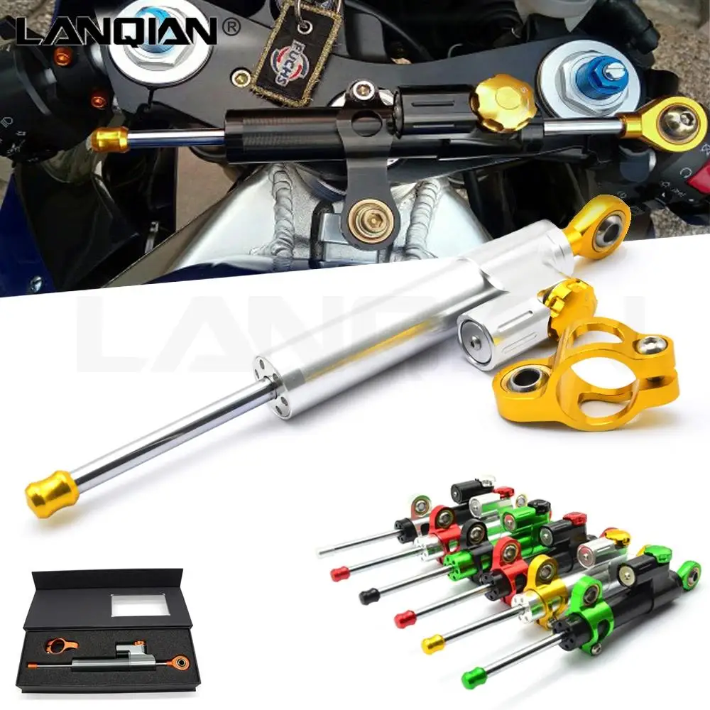 Ammortizzatore Moto Stabilizzatore Sterzo Moto Controllo Di Sicurezza Lineare Per Honda Rvf750R Rc45 Vfr800 Fi/W1 Vfr800 Vfr800 Vtec Cbr125R