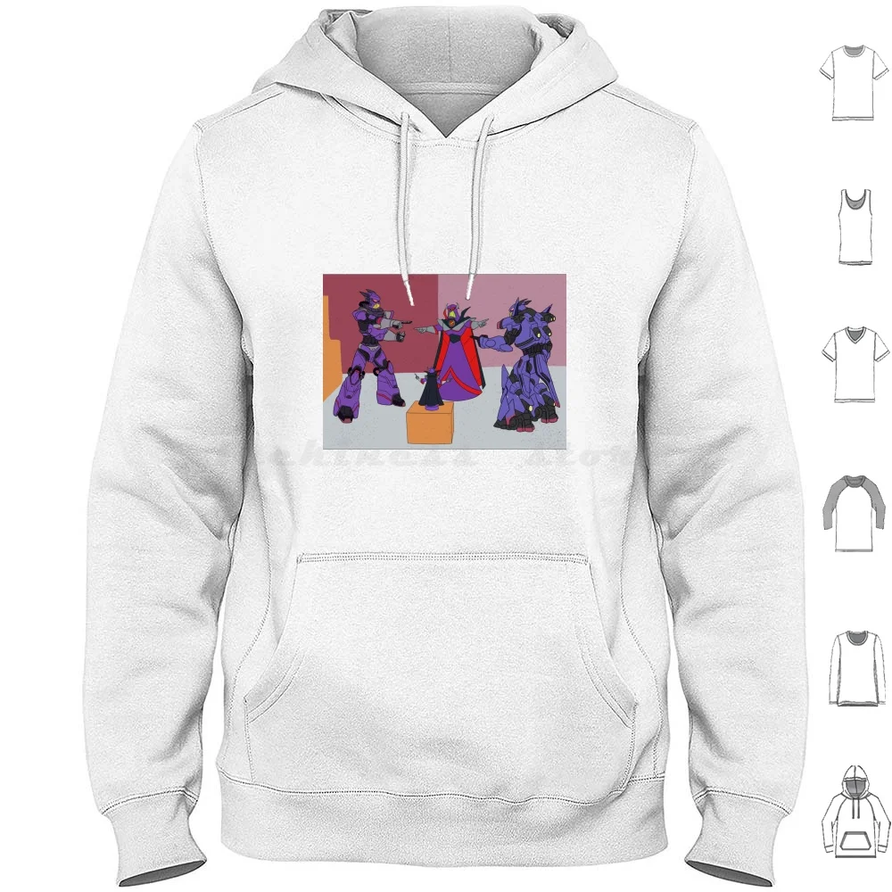 Zurg Meme Felpa Con Cappuccio Cotone Manica Lunga Zurg Evil Emperor Zurg Pixar Buzz Lightyear Of Star Command Lightyear Mirrorverse