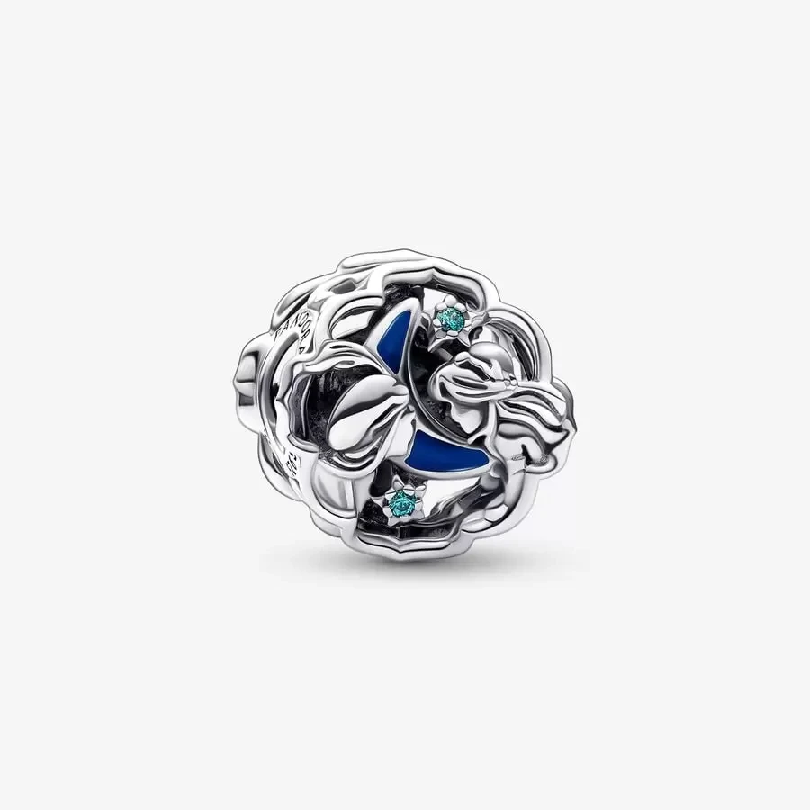 Disney Aladdin, Princess Jasmine & Genie Glow-In-The-Dark Charm Fit Original Pandora Charm Bracciali Ciondolo Gioielli Berloque