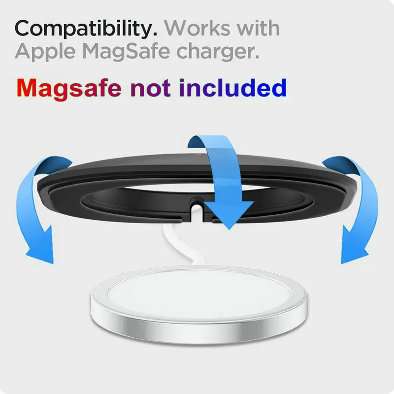 Per Apple Magsafe Charger Base Holder Tpu Pad Case Supporto Per Telefono Mag Safe Desktop Dock Per Apple Iphone Magsafe Caricatore Magnetico