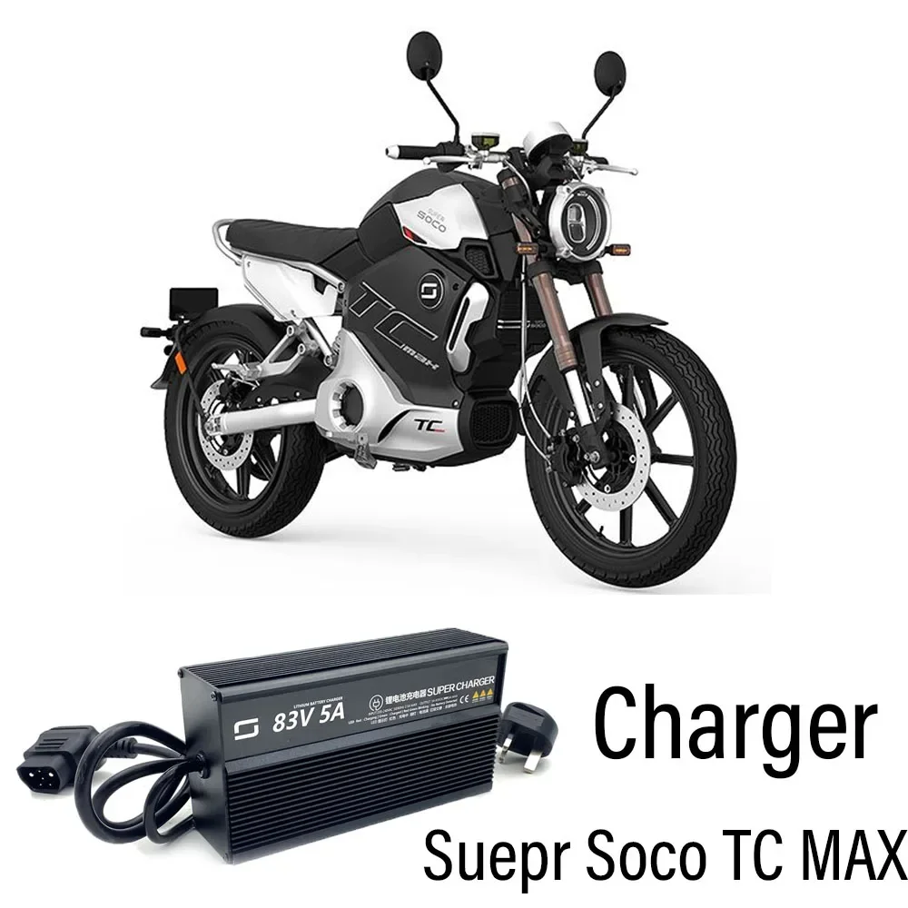 Nuovo Caricatore Speciale Fit Super Soco Tcmax Tc Max Caricabatterie 83V 5A Per Super Soco Tcmax Tc Max