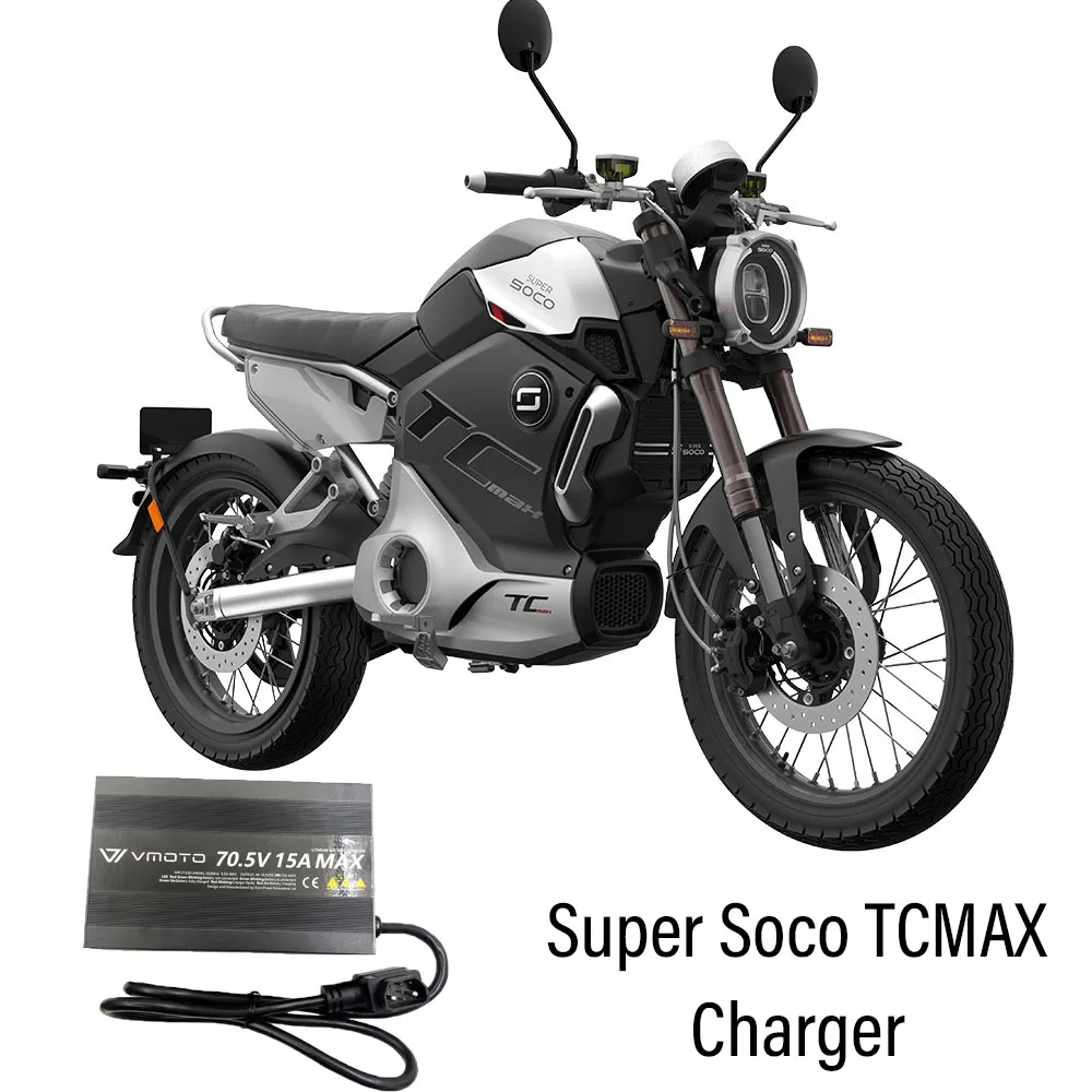 New Fit Super Soco Tcmax Tc Max Charger Caricatore Speciale 70.5V 15A Per Super Soco Tcmax Tc Max