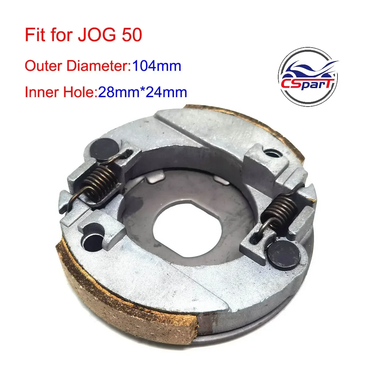 104Mm Frizione Scarpa Jog 50Cc 2 Tempi 1 P4 0Qmb Scooter Atv Quad Go Kart Buggy Parts