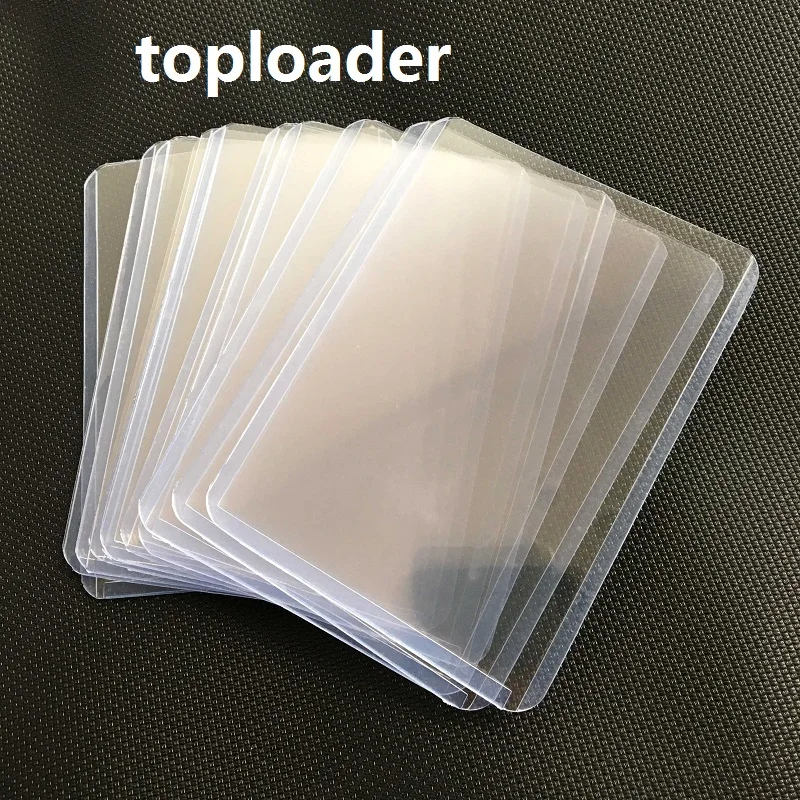 25Pcs 35Pt Top Loader 3 X4 "Carte Da Gioco Da Tavolo Protector Gaming Trading Card Holder Sleeves Per Football Basketball Sports Card