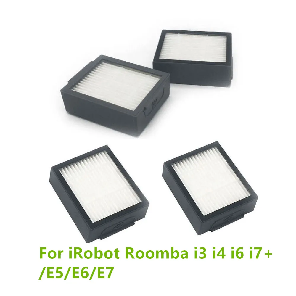 Filtro Hepa Di Ricambio Da 4 Pezzi Per Irobot Roomba I3 I4 I6 I7 + I8 +/E5/E6/E7 Robot Spazzante Filtro Hepa Per Irobot E5/E6/E7