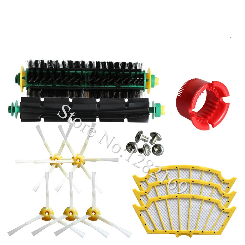 Spazzola Laterale Filtro Hepa Vite Setola Battitore Flessibile Per Aspirapolvere Robot Irobot Roomba Serie 500 520 530 540 550 560