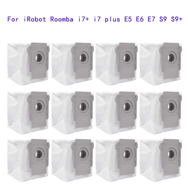10 Pz Sacchetto Della Polvere Per Irobot Roomba I7 + I7 Plus E5 E6 E7 S9 S9 + Robot Aspirapolvere Roomba I7 + I7 Plus E5 E6 E7 Sacchetti Di Ricambio