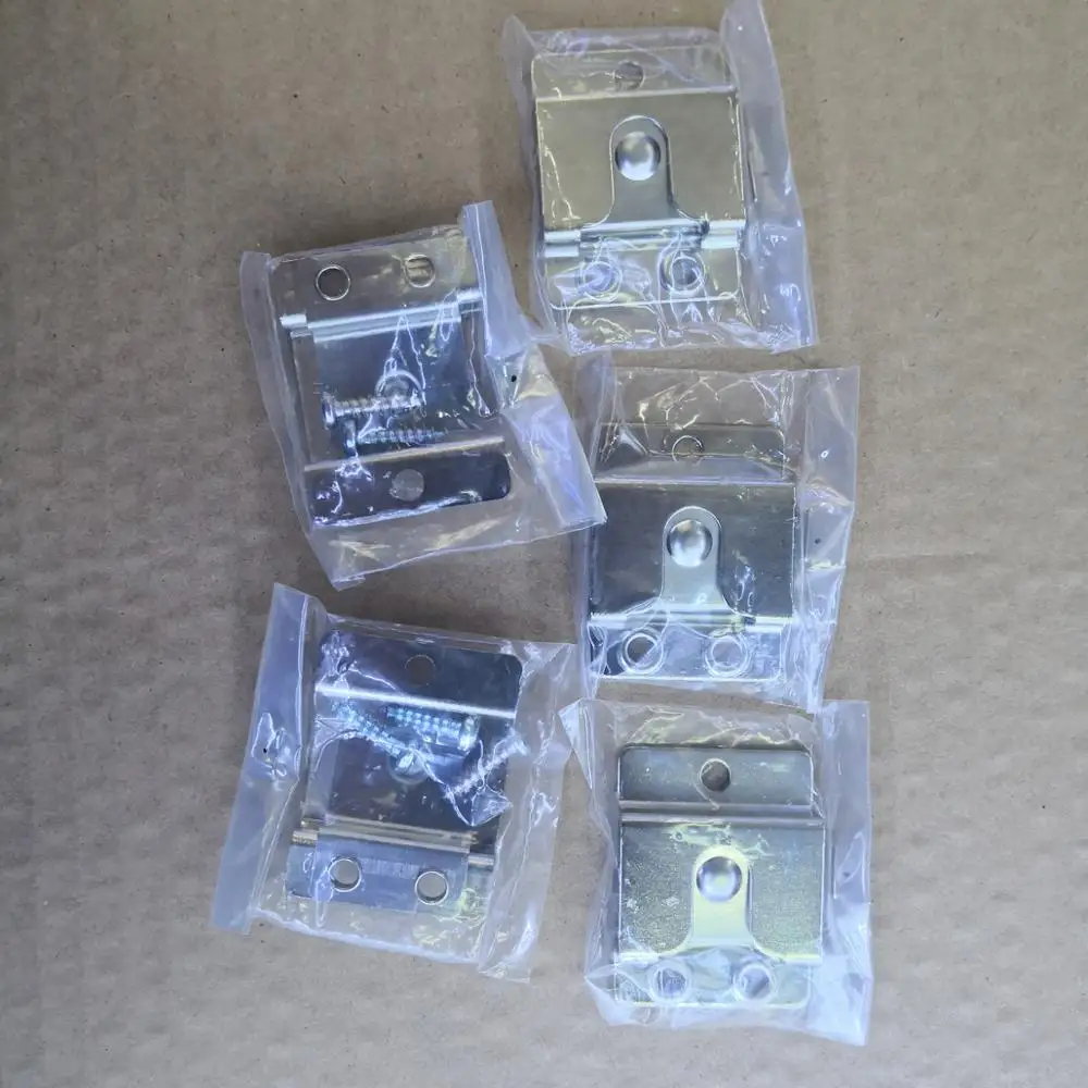 10X Clip Per Il Microfono Altoparlante Per Kenwood Tk-768G Tm-271 Tm-471 Tm481 Tk-808 Hytera Ecc Autoradio Con Viti