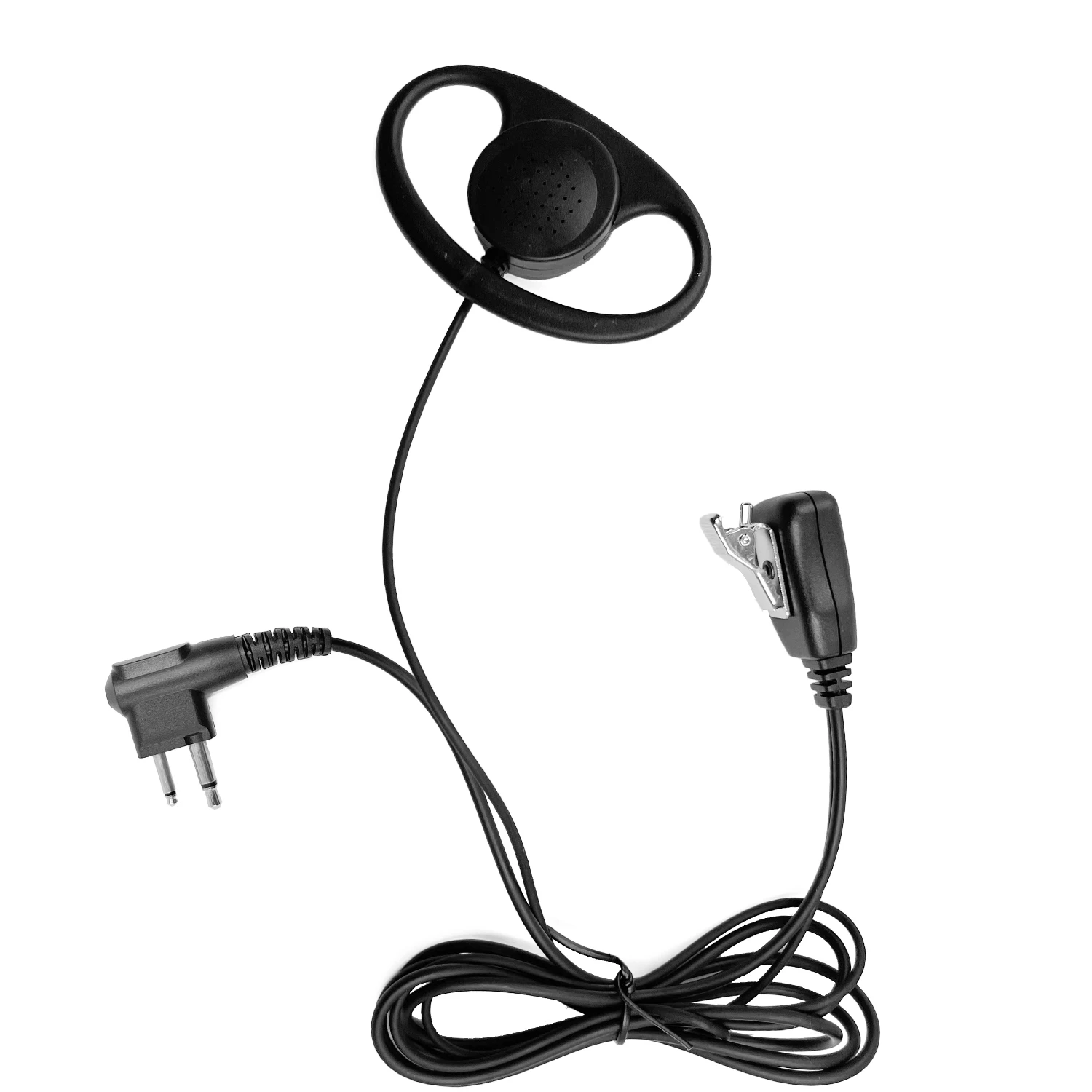 Auricolare A Forma Di D Auricolare Di Sicurezza Ptt Mic Per 2Pin Motorola Cp040 Cp140 Xt420 Xt460 Dtr 2430 Hytera Midland Radio Bidirezionale