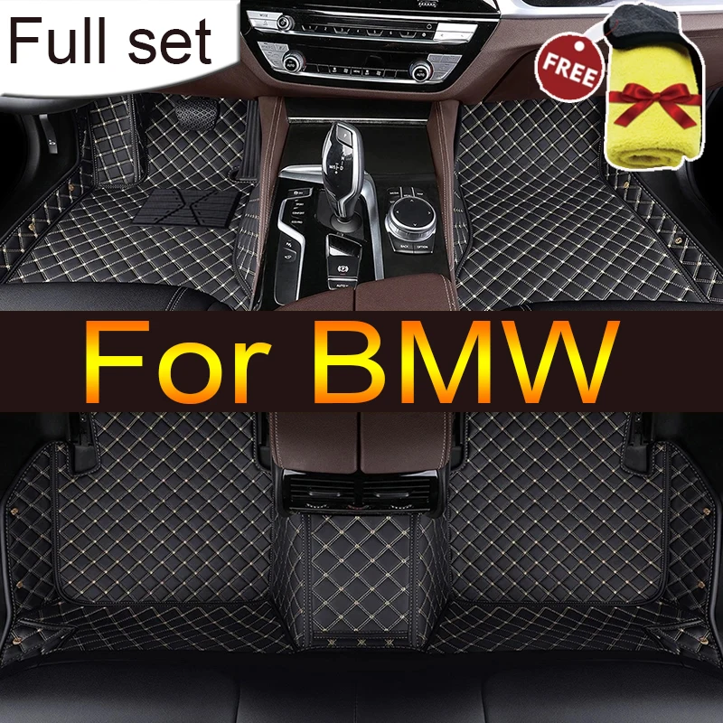 Tappetini Auto In Pelle Per Bmwx5 E70 5 Posti X5 F15 5 Posti X5M X5M F85 X6 E71 X6 F16 X6 X6M F86 I3 I8 Accessori Auto