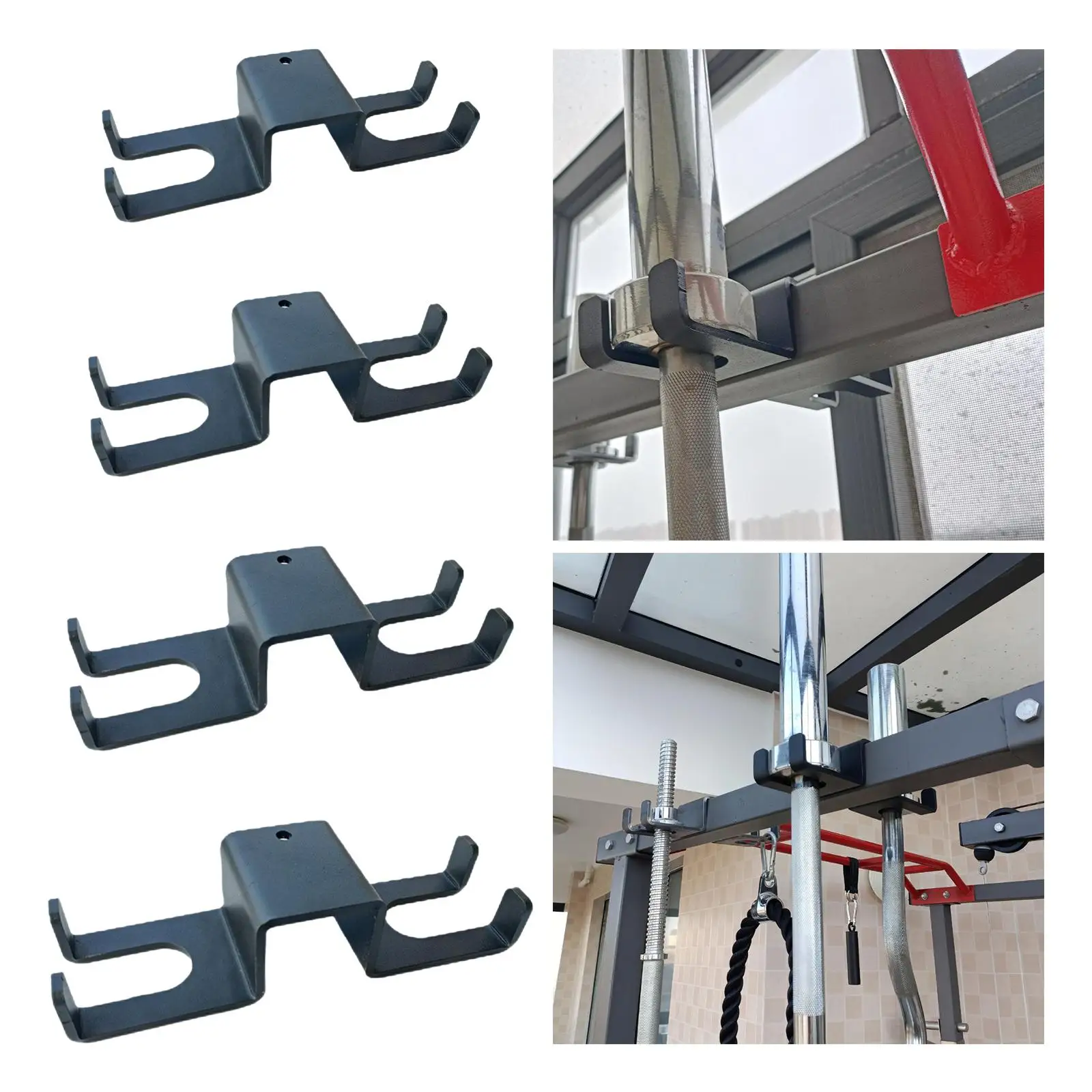Squat Rack Facile Da Installare Weight Bar Rack Fitness Rack Salvaspazio Allenamento Per La Forza Staffa Per Bilanciere Per Garage Per Palestra Di Cas