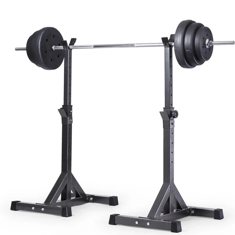 Squat Rack Regolabile Bilanciere Rack Bold Barbell Rack Rack Per Sollevamento Pesi Split Squat Rack Attrezzature Per Il Fitness (Senza Manubri)