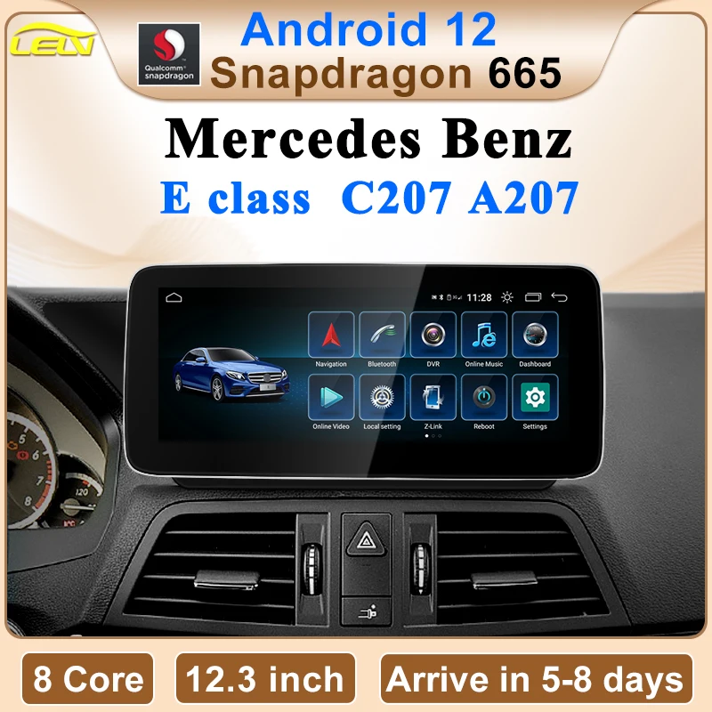 Prezzo Di Fabbrica Sistema Android Apple Carplay Auto Per Mercedes Benz Classe E C207 A207 Lettore Video Per Auto Navigazione Multimedia Gps