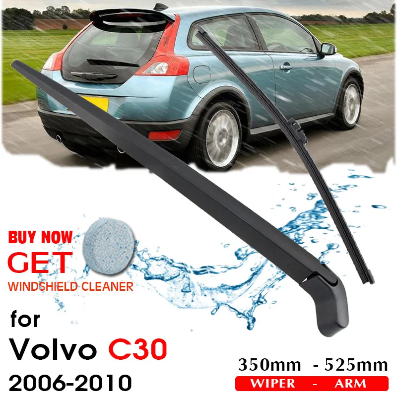 Car Wiper Blade Rear Back Window Windscreen Windshield Wipers For Volvo C30 Hatchback 350 Mm 2006-2010 Auto Accessories