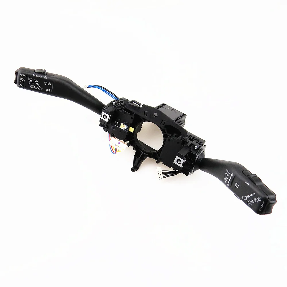 Scjyrxs Auto Del Segnale Di Girata Cruise Control Sistema Multifunzione Interruttore Di Pulsante Gambo Per Il Golf 6 Eos Octavia 5K0 953 513S 5K095351