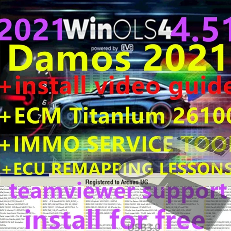 Vendita Calda Winols 4.51 Con Plugin Vmwar + 2021 Damos + Ecm Titanium + Immo Service Tool + Ecu Remapping Lezioni + Installa Video Guid