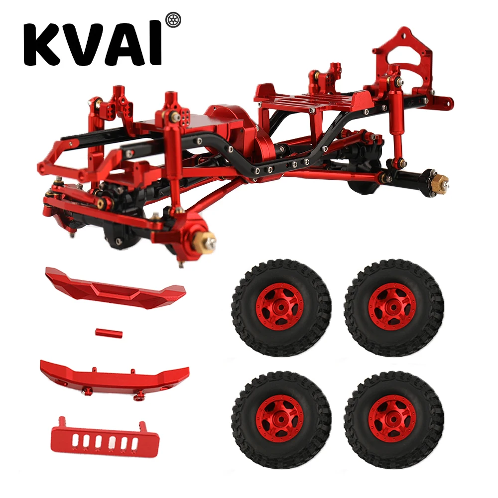 1/24 Crawler Axial Scx24 Jeep Ford Bronco Rc Car Frame With Wheel Rim Tires Bumper For Ford Lima 4Wd Climbing Car Axi00006 Model