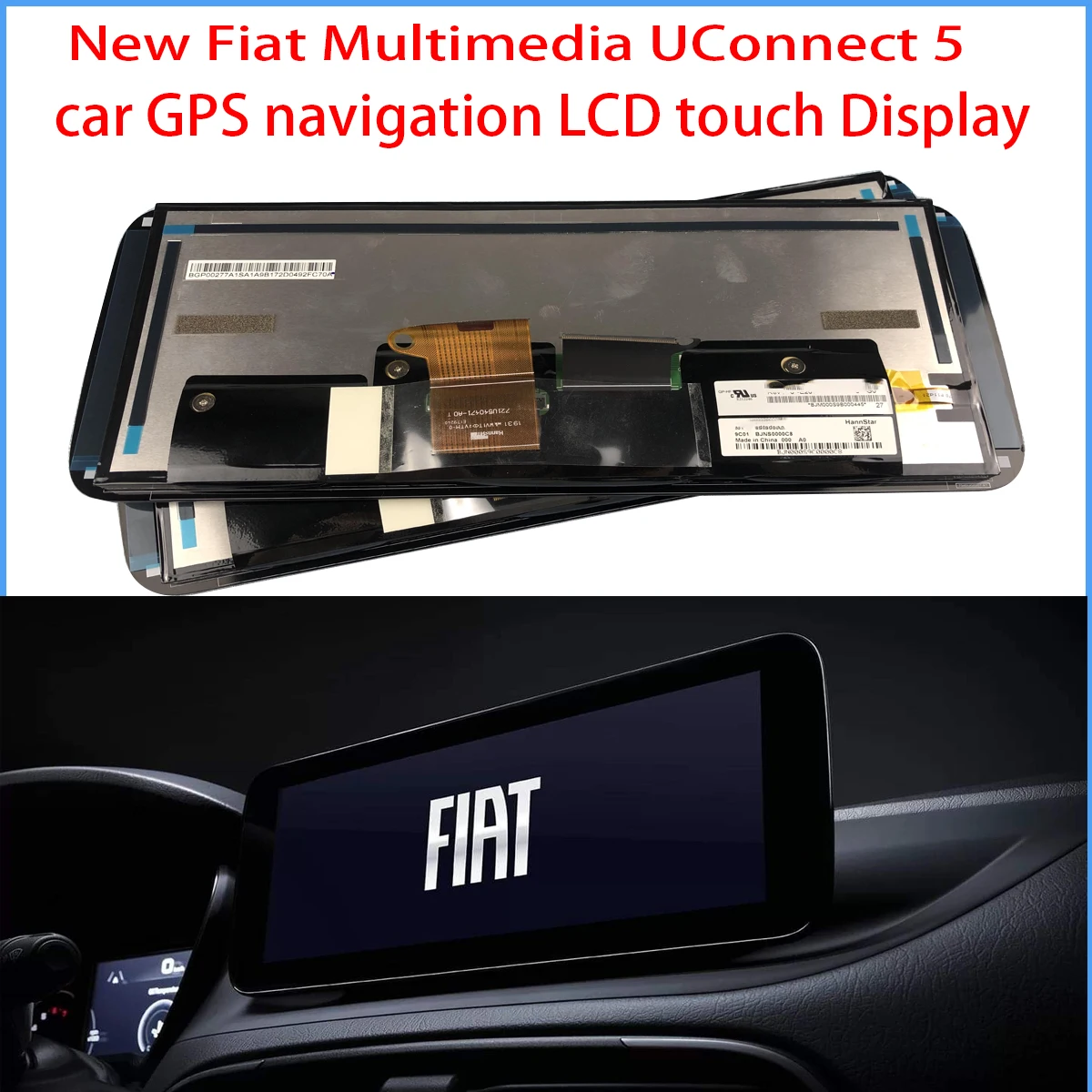 Nuovo Fiat 500 Multimedia Uconnect 5 2021 10.25 "Fiat Tipo Display Lcd Touch Screen Navigazione Auto Per Fiat Tipo Cross 2021 500E