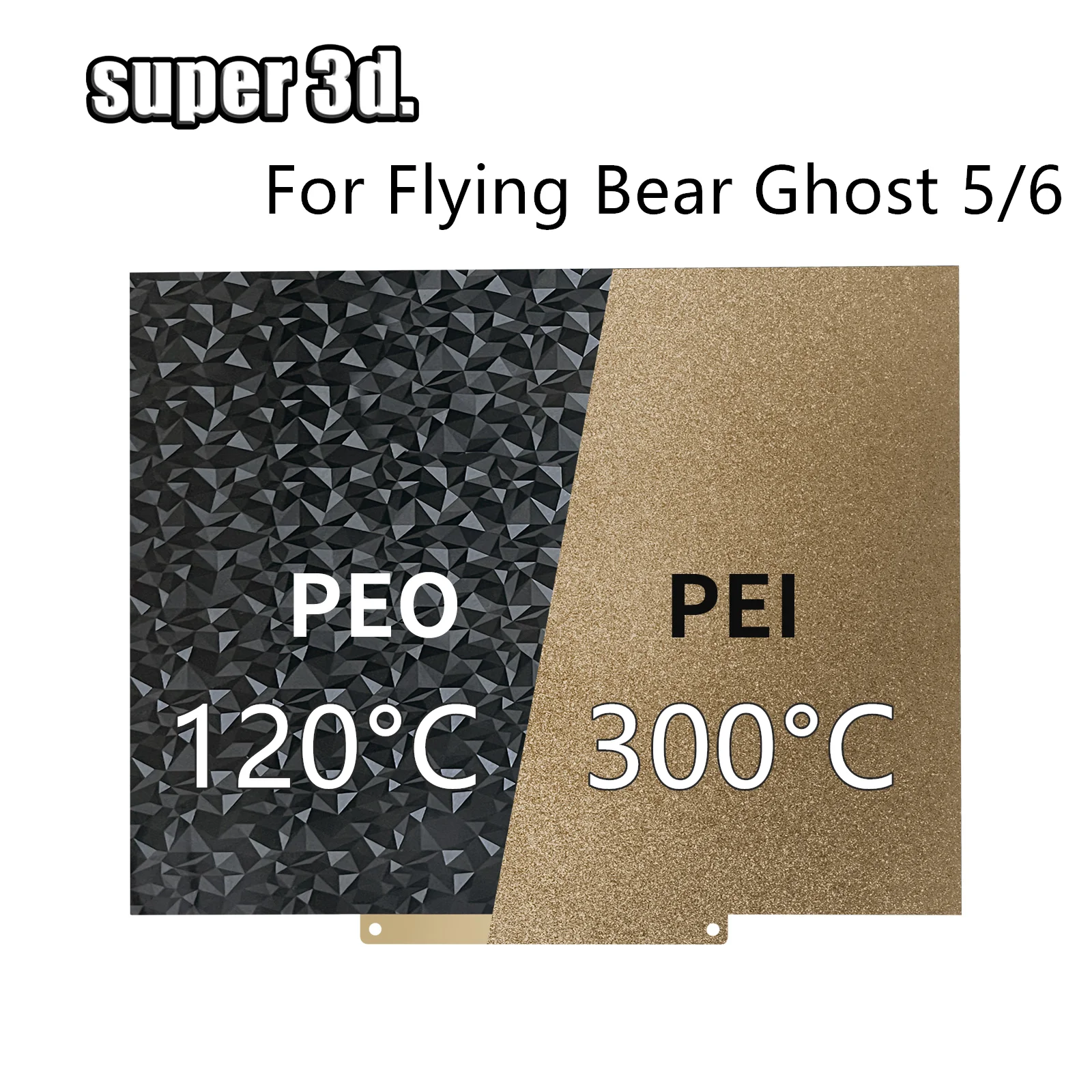 Peo Plate For Flying Bear Ghost 6 Upgrade Double Side Peo Pei Build Plate Lamiera Di Acciaio Per Molle Magnetiche Per Flyingbear Ghost 5