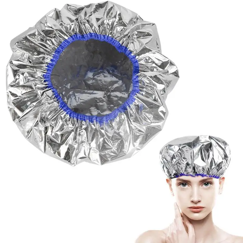 Foil Cap Hair Foglio Di Alluminio Baking Oil Hair Dye Cap Heat Shower Cap Hair Coloring Caps For Deep Conditioning Girls Boys Women
