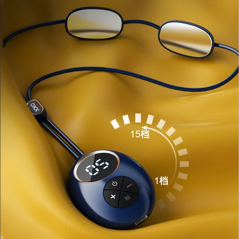 Cordless Neck Massager With Heat For Pain Relief Health Care 4 Modes 15 Levels Massage Deep Tissue Pulse Muscle Massage