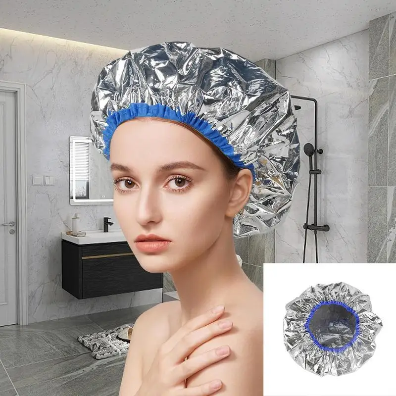 Deep Conditioning Heat Cap Heat Hair Deep Conditioning Cappuccio In Foglio Di Alluminio Tappi Per La Colorazione Dei Capelli Cuffia Per Doccia Termica