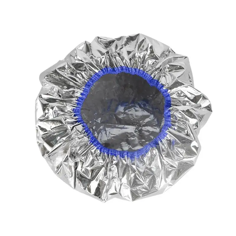 Foil Cap Hair Foglio Di Alluminio Hair Salon Cap Heat Shower Cap Hair Coloring Caps For Deep Conditioning Girls Boys Women