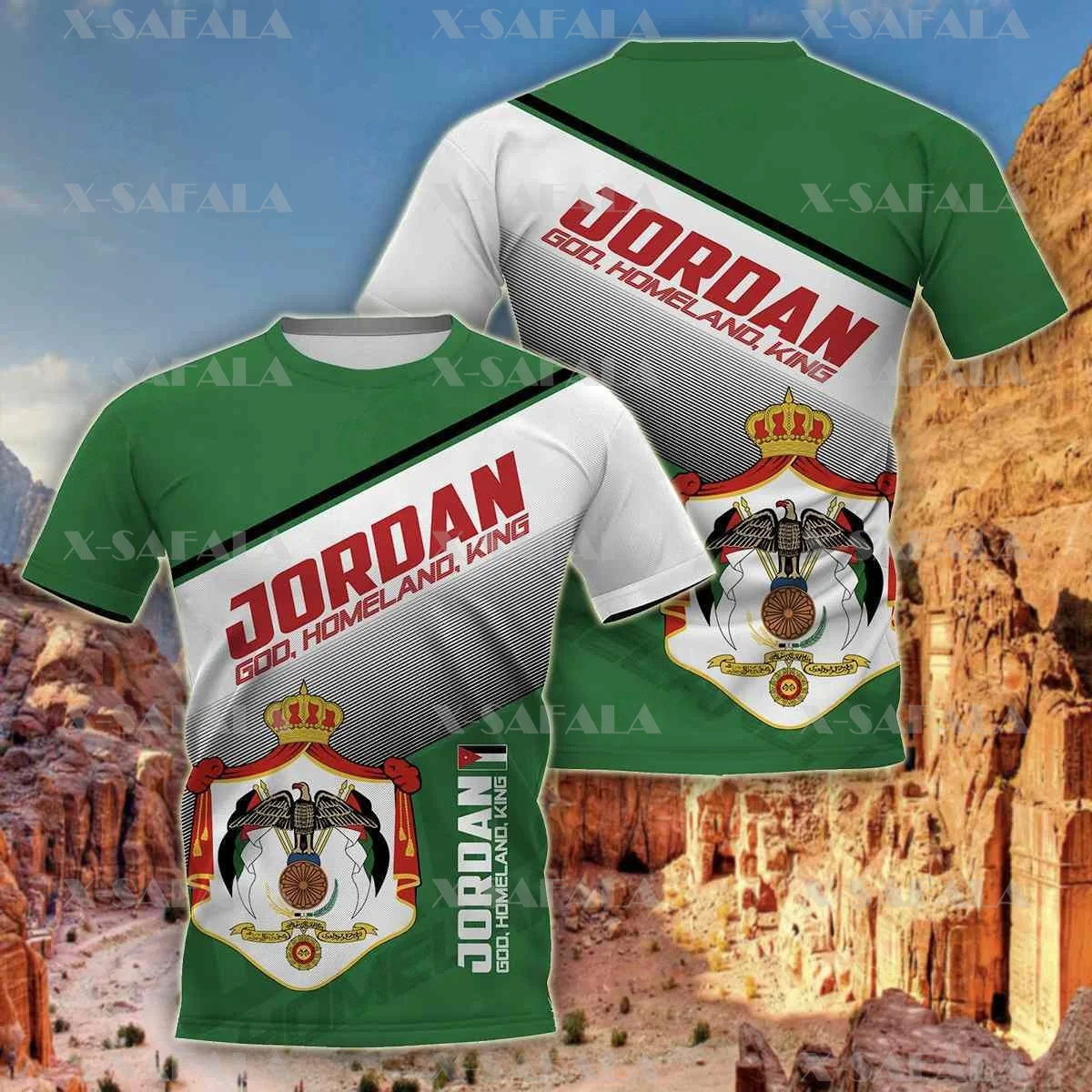 Jordan Proud Jordan Love Country Flag T-Shirt Stampata In 3D Di Alta Qualità Estate Girocollo Uomo Donna Casual Top-5