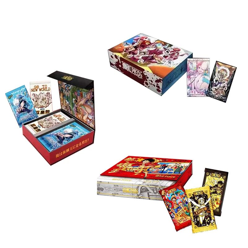 One Piece Box Collection Cards Booster 26Th Anniversary Collector'S Edition Raretreasure Anime Game Playing Car