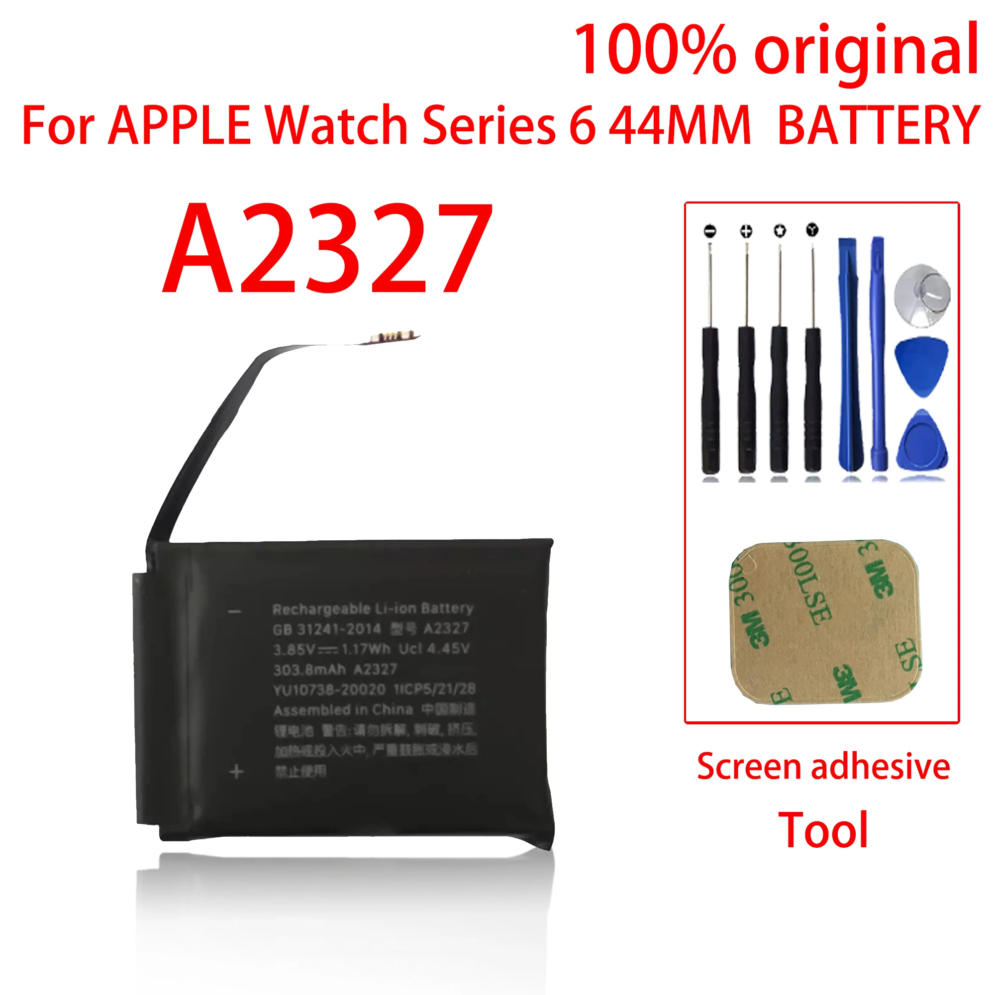 100% Batteria Da 44Mm Per Apple Watch Series 6 Gps Per Batterie Serie 6 A2327, (6St Generation) Bateria